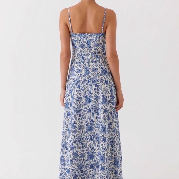 Peppermayo Blue and White Floral Maxi Dress - Picture 4 of 7